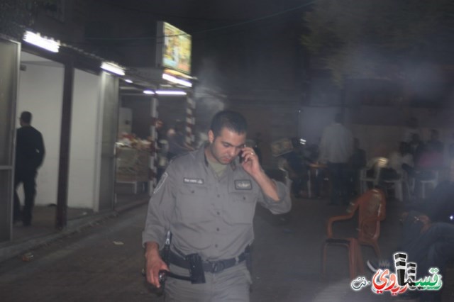 كفرقاسم : مداهمة ليلية لشرطة الشارون لمركز المدينة وبقوات كبيرة